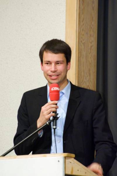 Steffen Bilger MdB bei seinem Gru�wort